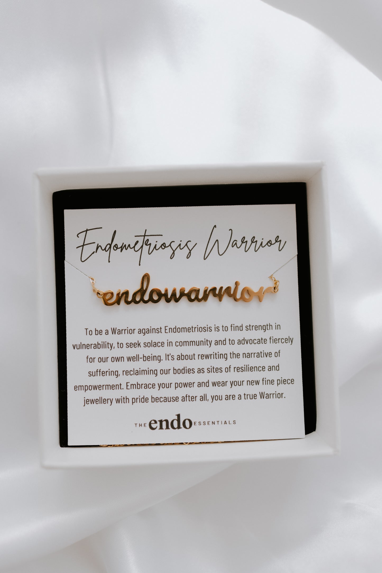 Endo Warrior Gold Necklace