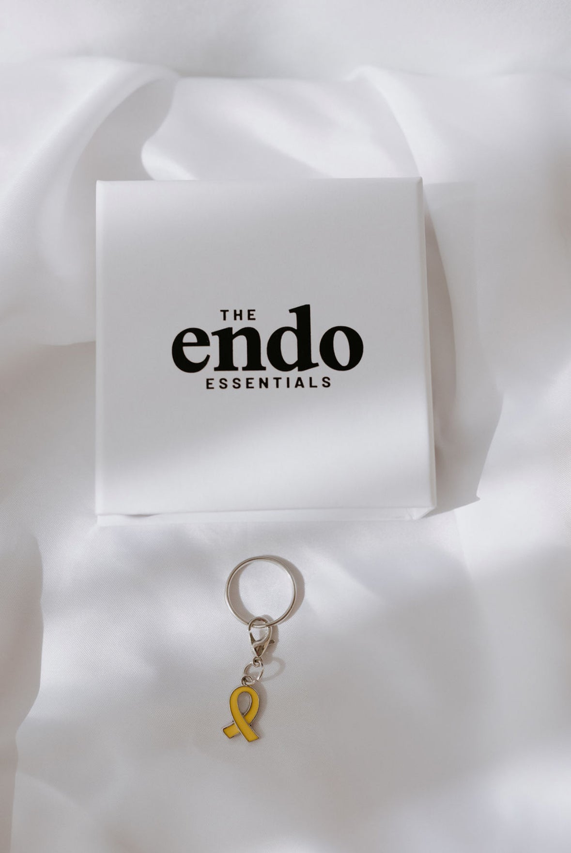 Yellow Ribbon Key Ring