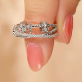 Silver Sliding Ring