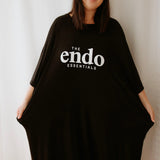 Black Oversized Sleep Tee