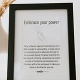 Embrace Your Power Quote Print