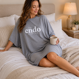 Grey Oversized Sleep Tee