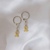 Yellow Ribbon Key Ring