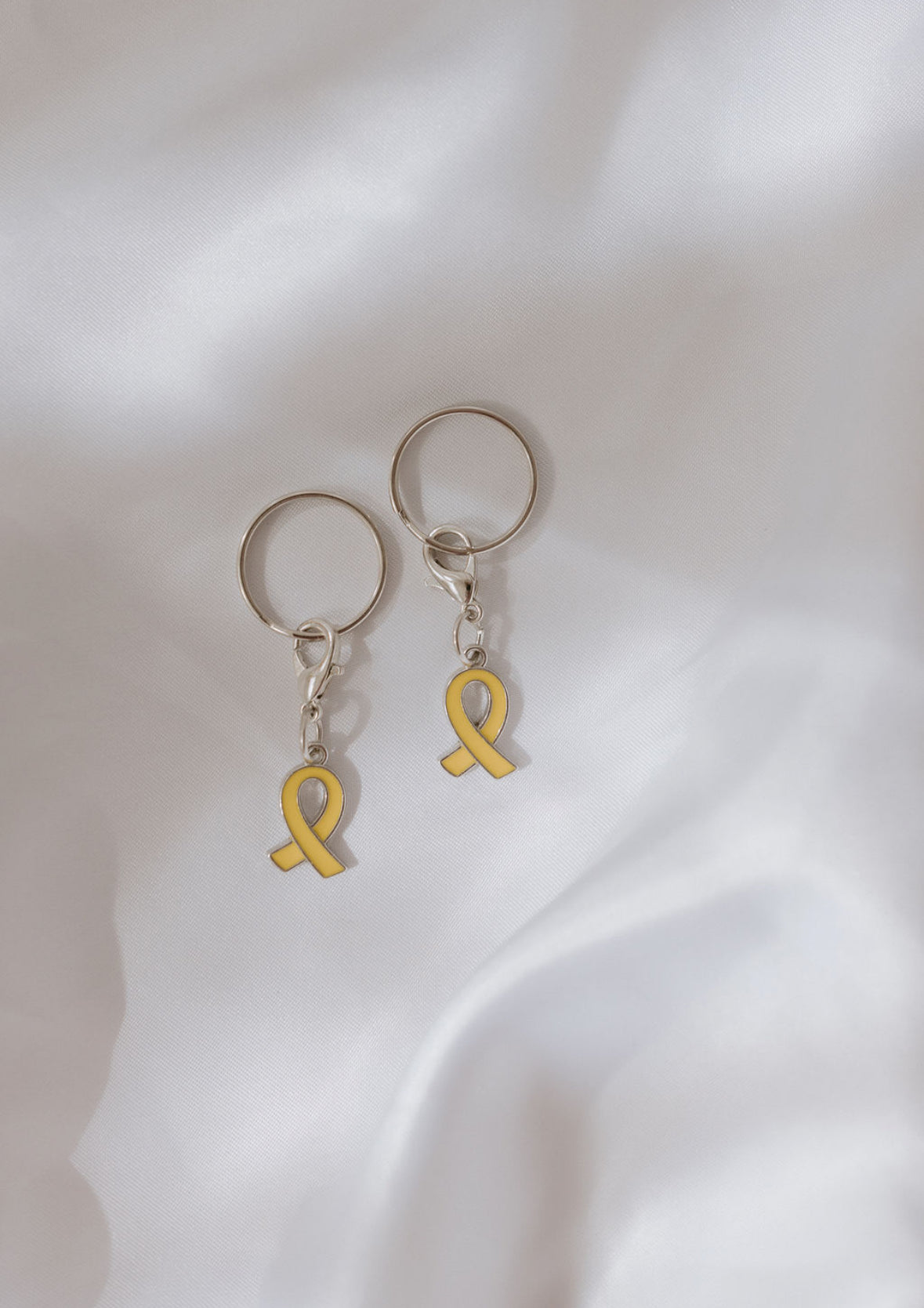 Yellow Ribbon Key Ring