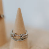 Silver Comfort Ring Set