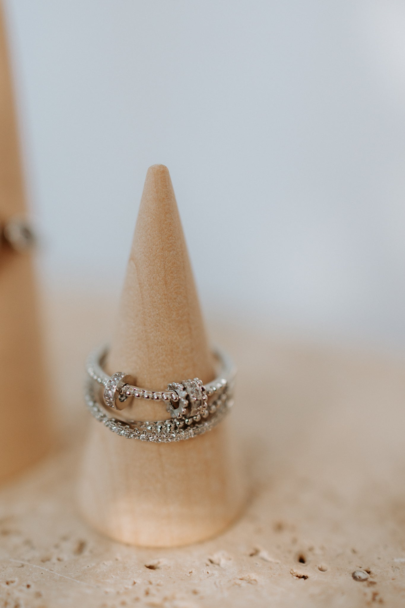 Silver Comfort Ring Set