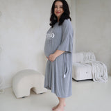 Grey Oversized Sleep Tee