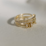 Gold Sliding Ring