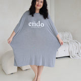 Grey Oversized Sleep Tee
