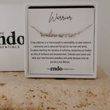 Endo Warrior Silver Necklace