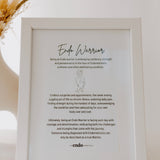 Endo Warrior Quote Print