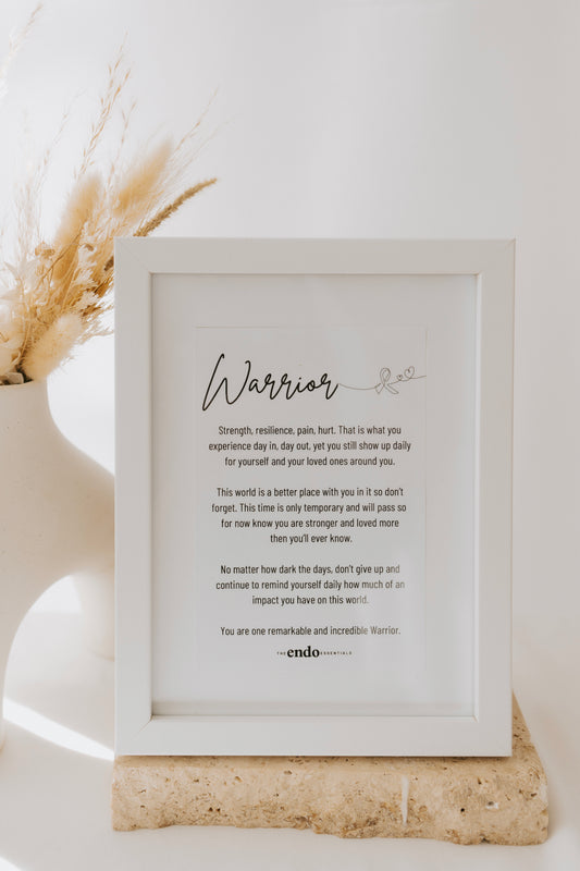 Warrior Framed Print