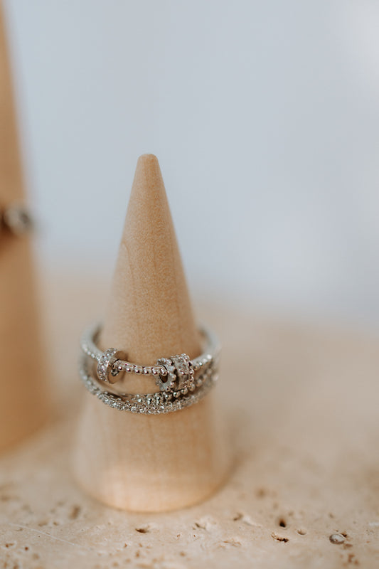 Silver Sliding Ring