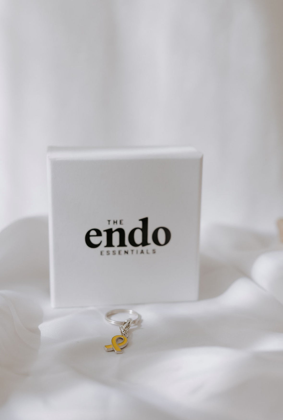 Yellow Ribbon Key Ring