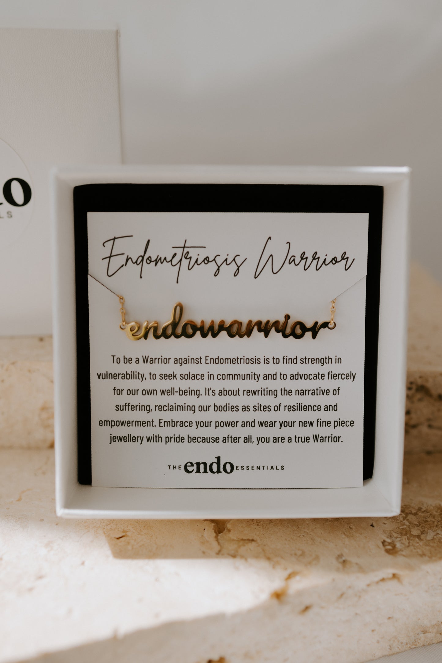 Endo Warrior Gold Necklace