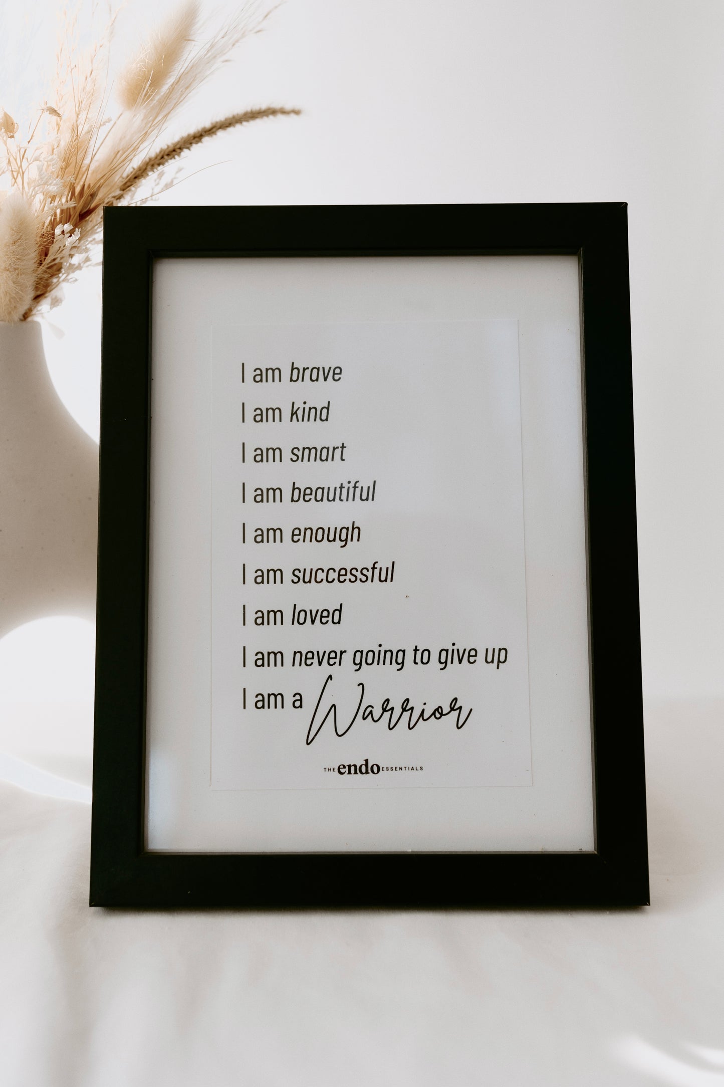 I Am Framed Print