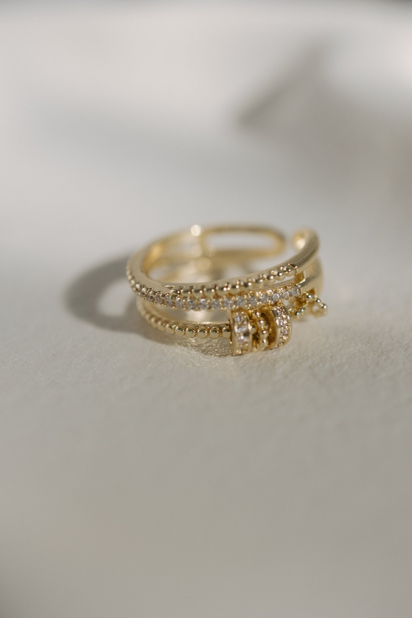 Gold Comfort Ring Set