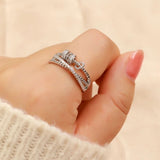 Silver Sliding Ring
