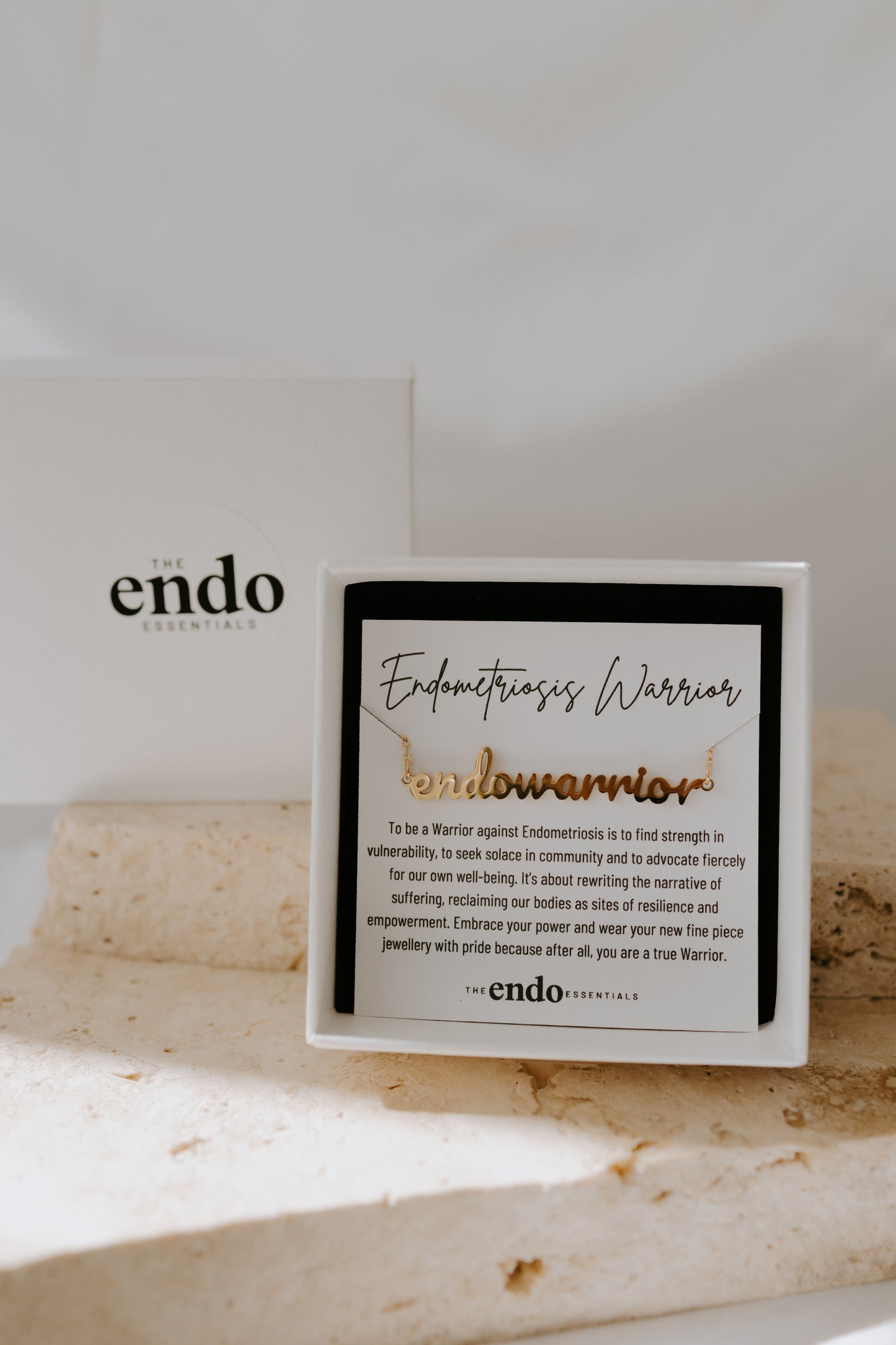 Endo Warrior Gold Necklace