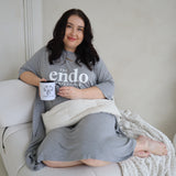 Grey Oversized Sleep Tee