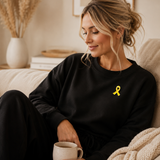 Endometriosis Awareness Yellow Ribbon Pin