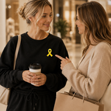 Endometriosis Awareness Yellow Ribbon Pin
