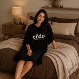 Black Oversized Sleep Tee