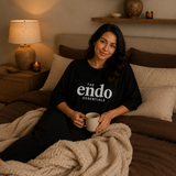 Black Oversized Sleep Tee