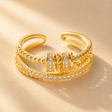 Gold Sliding Ring
