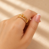 Gold Sliding Ring