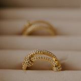 Gold Sliding Ring