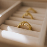 Gold Sliding Ring